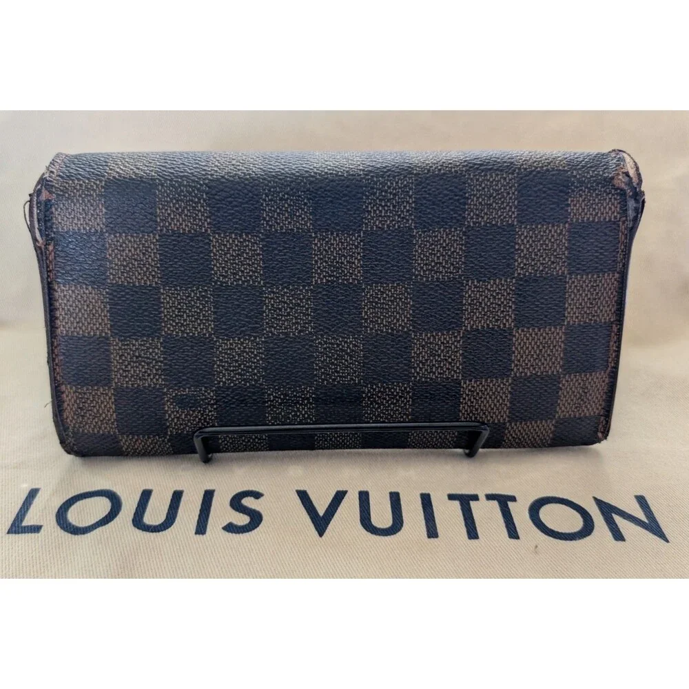Louis Vuitton Damier Portefeuille Sarah CA4038 Long Wallet